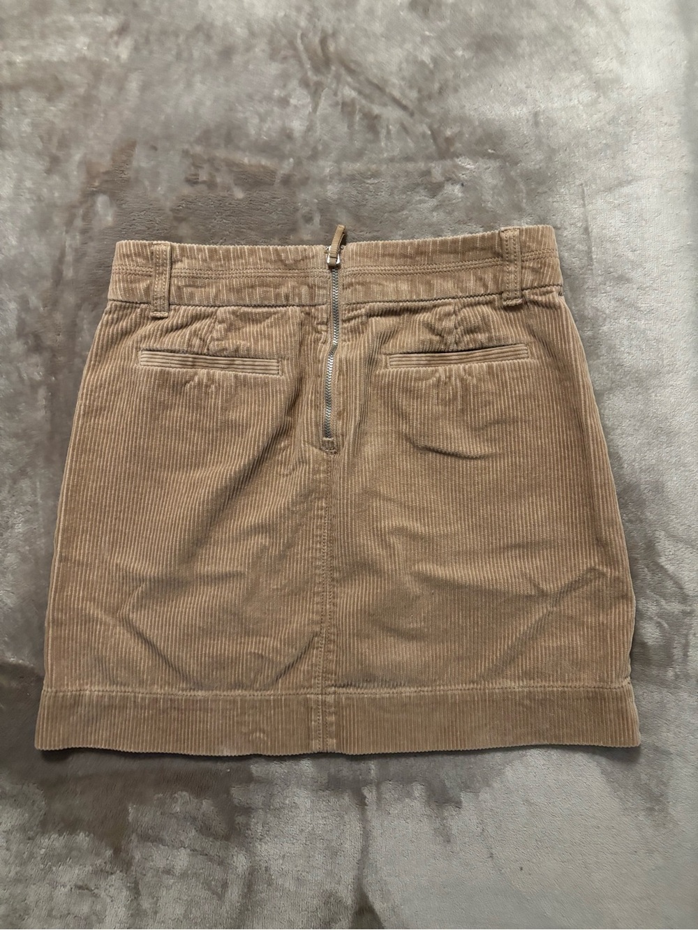 Ann Taylor Corduroy Mini Skirt Women’s Size 0 Brown/Tan - Picture 5 of 9